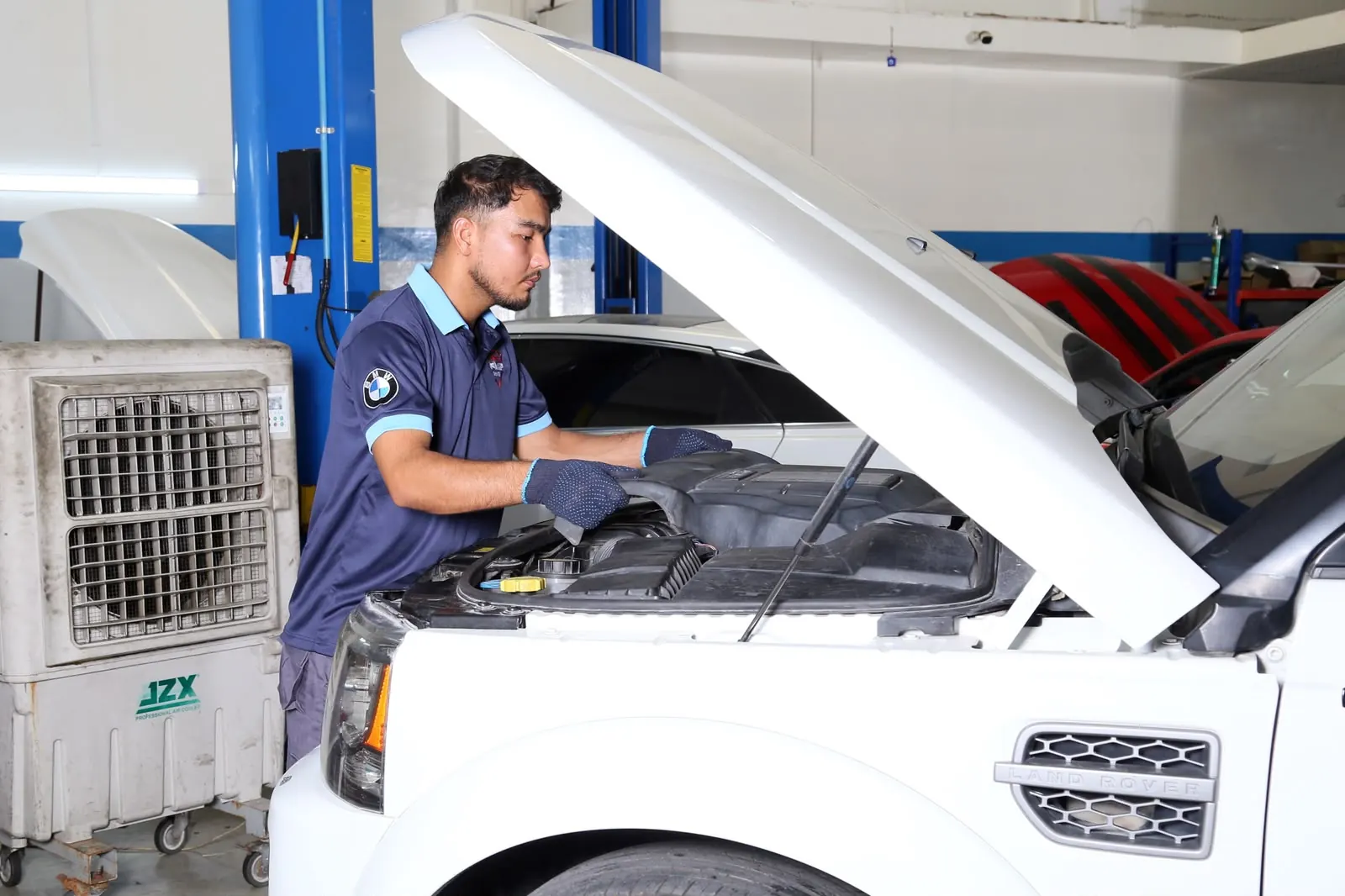 Missak technicians completing an accurate scheduled-service inspection